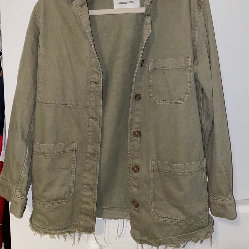 Oversized cargo jacket